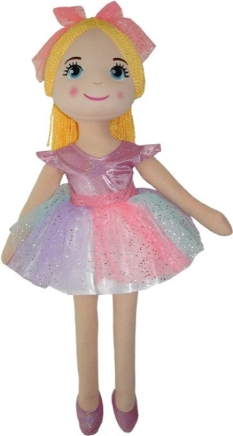 Poupée Adelina rose 80 cm