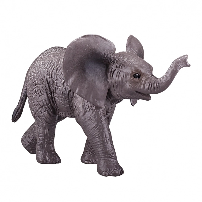 Realistic Elephant Calf Figurine