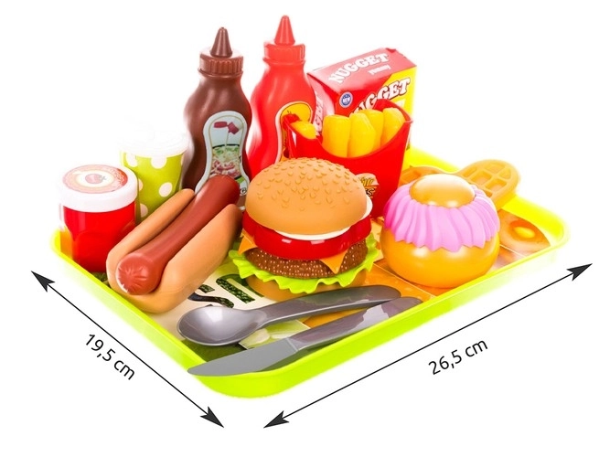Fast food set voor kinderen