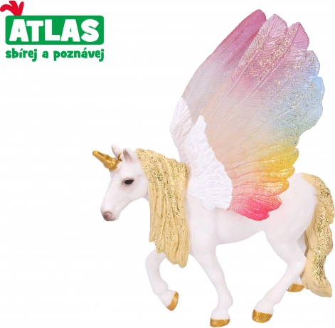 Beeldje pegasus-eenhoorn 15 cm