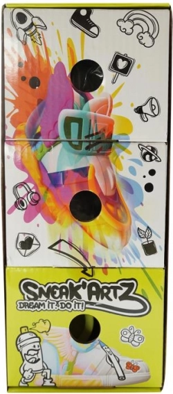 Sneak’Artz creative set for designing mini sneakers with accessories