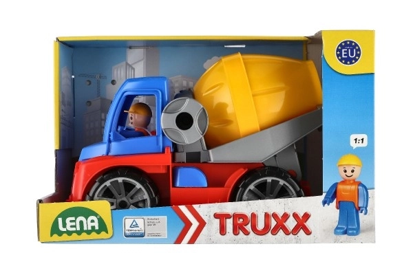 Kleurige speelgoedauto - cementmixer 29 cm