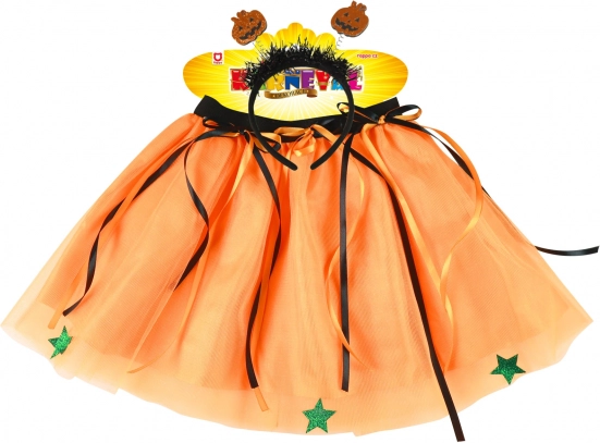 Cute tutu skirt with a Halloween look