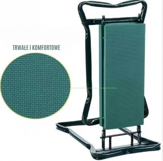 Opvouwbare tuinknielbank en kruk 3-in-1 met organizer