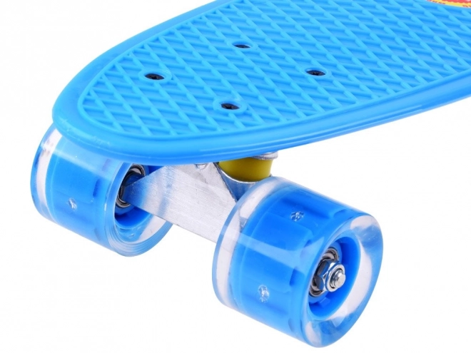 Skateboard met LED-wielen