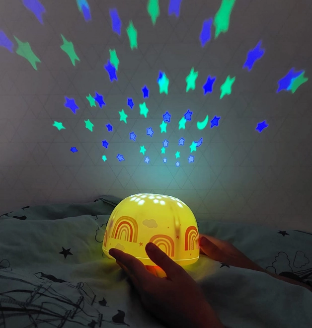 A Little Lovely Company Lampe mit Projektor – Geist