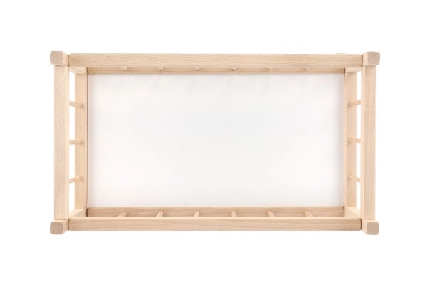 Houten wieg voor poppen