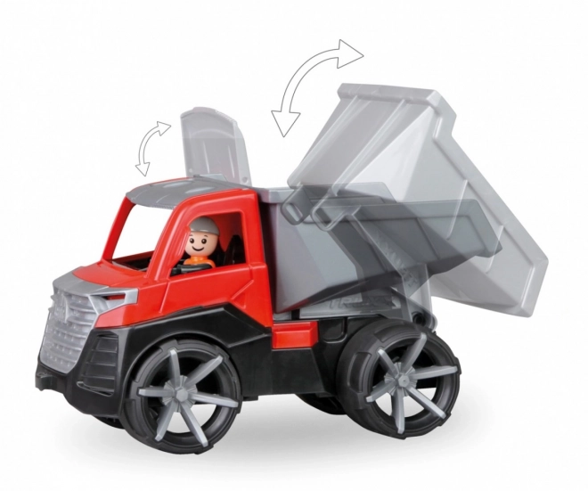 Auto Truxx 2 vrachtwagen kunststof kiepwagen 26cm met figuur 27x15x16cm 24m+