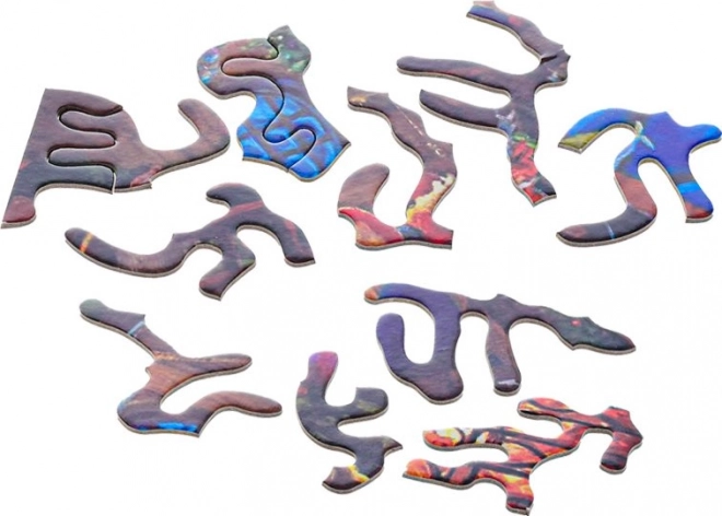 Speciale vormen van de stukjes voor extra uitdaging