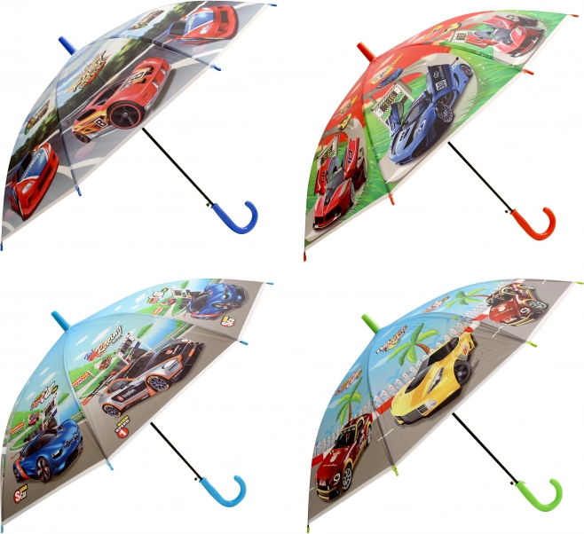 Kinderparaplu met automotief 50 cm