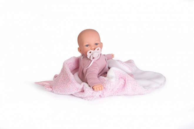 Antonio Juan 12238 PETIT - realistische pop met geluiden en zacht stoffen lichaam - 27 cm