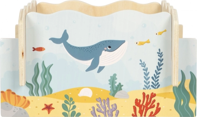 Petite jambe jeu de pêche de poissons