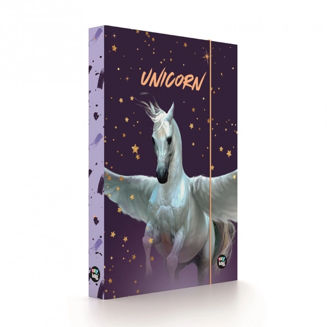 Boîte pour cahiers A4 Jumbo Licorne Pégase