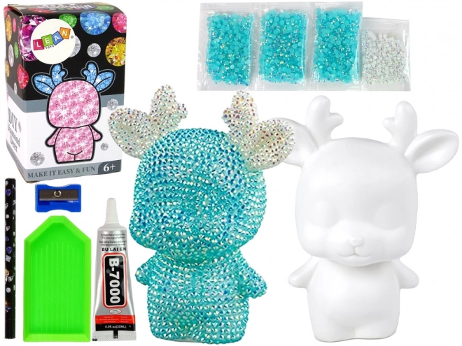 Creatieve set LEAN Toys DIY Kristal Herten