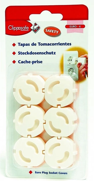 Bescherming voor EU-stopcontact 6 stuks