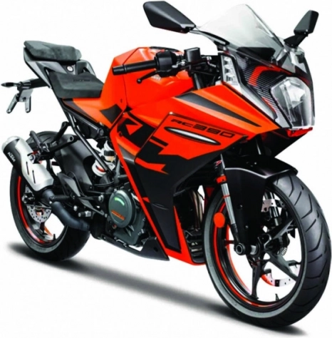 Metalen model KTM RC 390 1:12