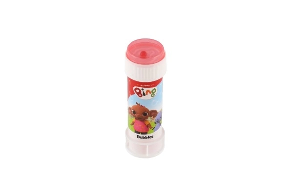 Bublifuk 60ml Konijntje Bing mix kleuren in plastic flesje 4x11cm