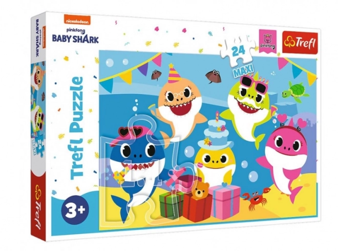 Puzzel 24 Maxi Jolly Baby Shark