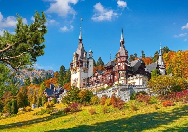 Puzzel 500 stukjes – kasteel PELEȘ, Roemenië
