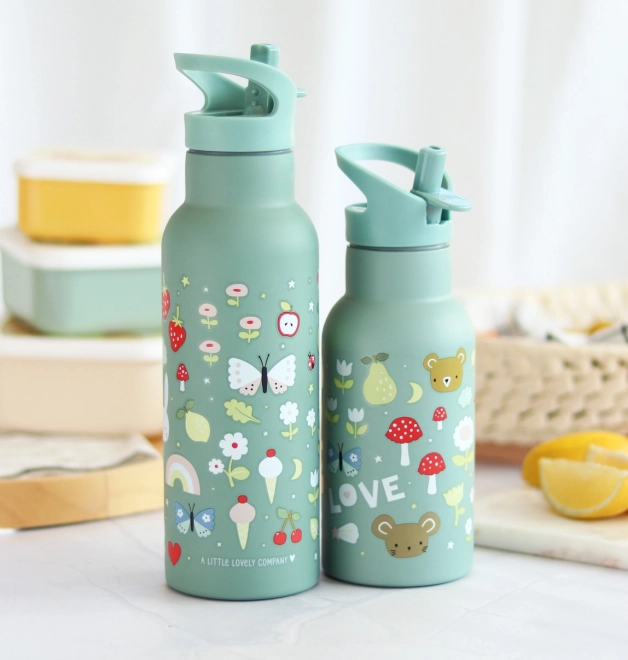 A Little Lovely Company Stainless steel drinking bottle 500 ml – Joy
