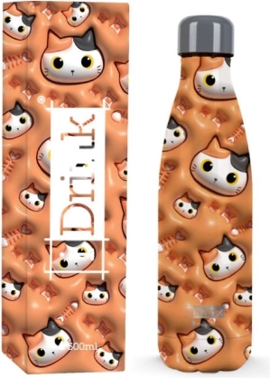 Thermos avec chat orange 500 ml