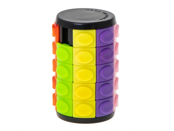 Logische puzzel met draaiende cilinder M