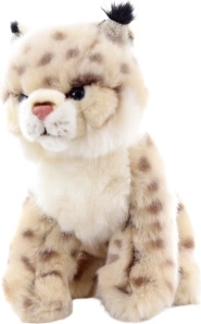 Lynx en peluche 30 cm écoresponsable