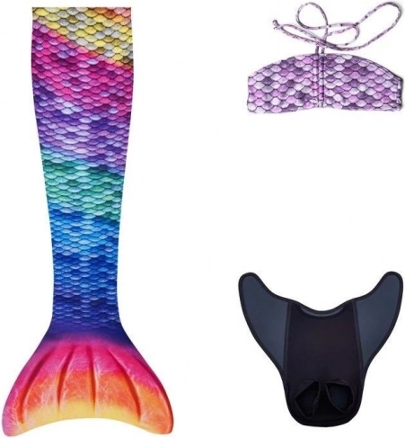 Rainbow scale design for a WOW effect