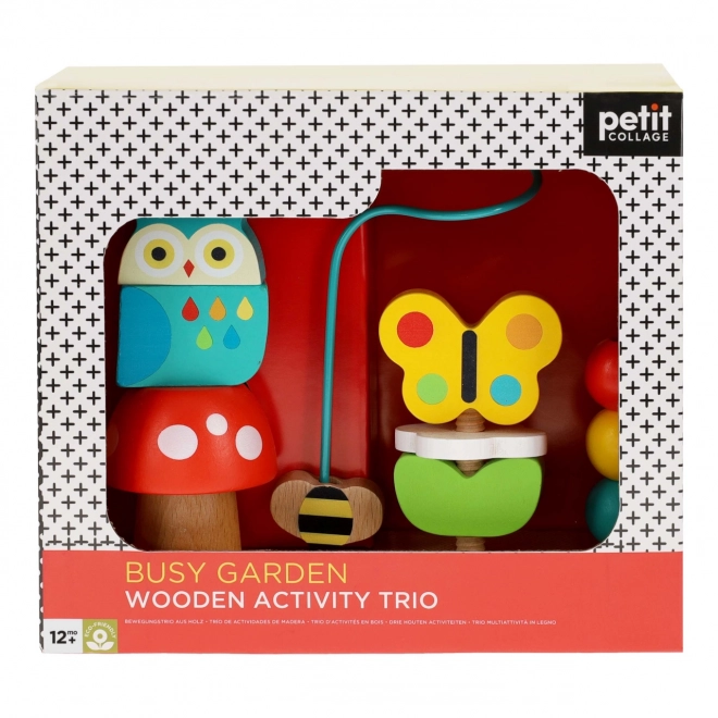 Petit Collage Motorik-Labyrinth Garten Activity Trio