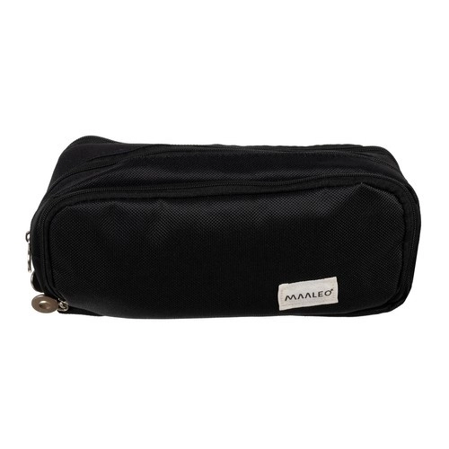 black three-compartment pencil case Maaleo