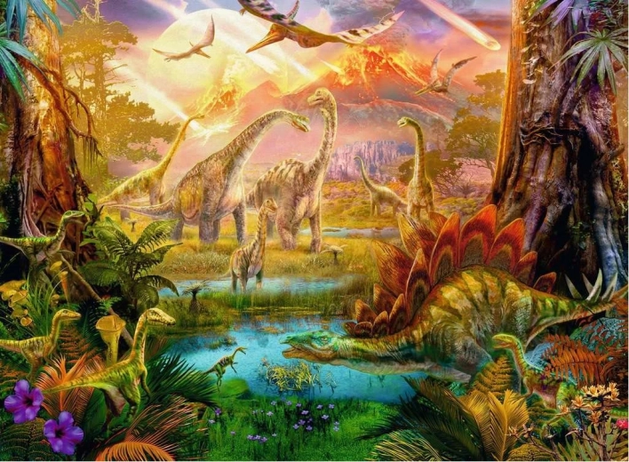 Dinoland Themed Puzzle by Ravensburger, 500 pieces