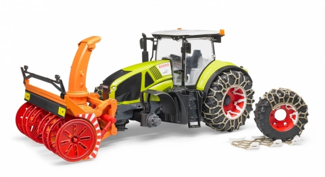 Bruder Traktor Class Axion 950 met sneeuwfrees
