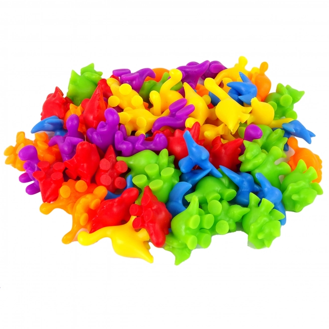 WOOPIE Educatieve Set Wetenschap Rekenen Montessori Dino Puzzel 95 stuks