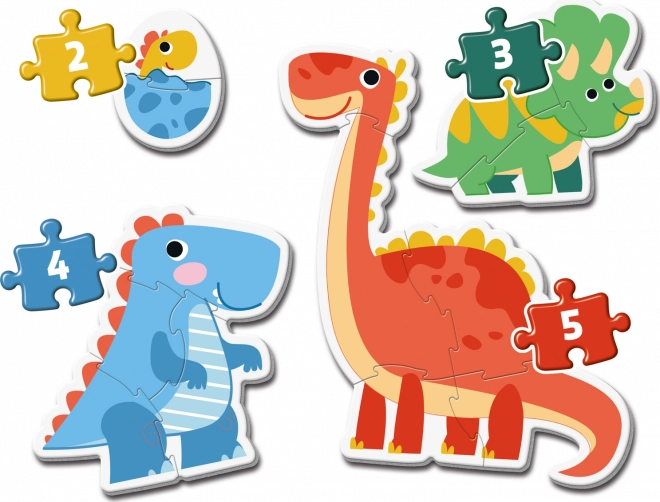 Clementoni mijn eerste puzzel dinosauriërs 4v1