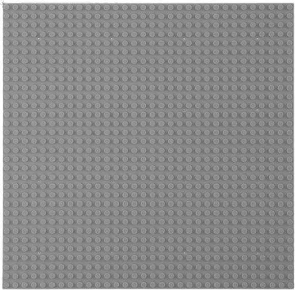 Construction Board for Building Kits Grey 40x40 cm