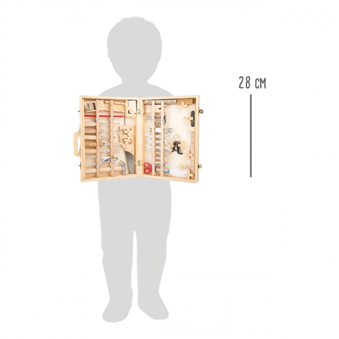 Small Foot Gereedschapskist Deluxe met houten gereedschap