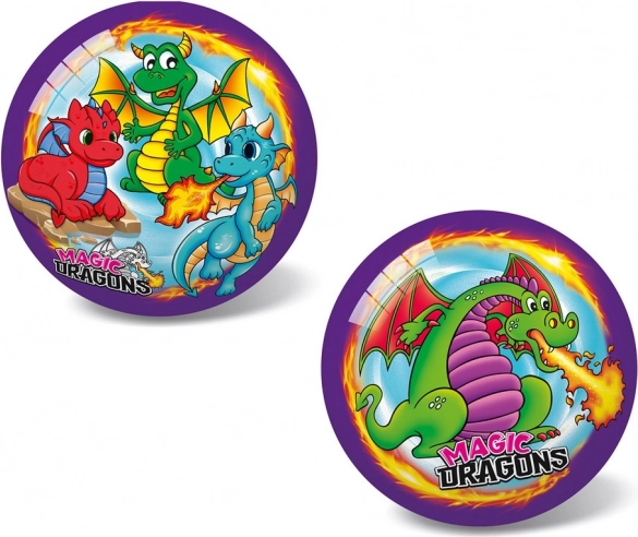 Balle avec motif de dragons 23 cm