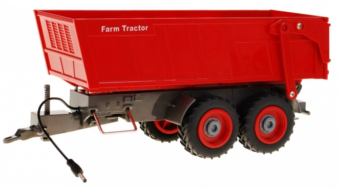 Tractor met afstandsbediening en aanhanger voor kinderen vanaf 3 jaar
