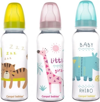 Canpol babies Bottle with AFRICA print 250 ml