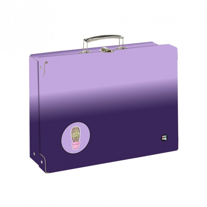 Schulbedarfskoffer OXY NEXT Ombre Lila, Format A4