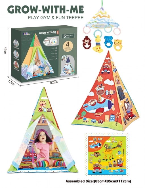 Chipolino Spielzelt 2-in-1 Journey