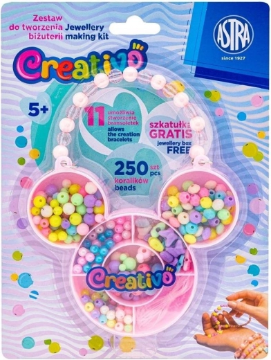 Astra kralenset Muis – creatief set voor het maken van sieraden