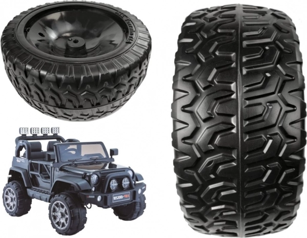 Wheel for battery-powered vehicle
