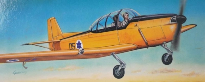 plastic modelvliegtuig Fokker S-11 Instructor 1:40