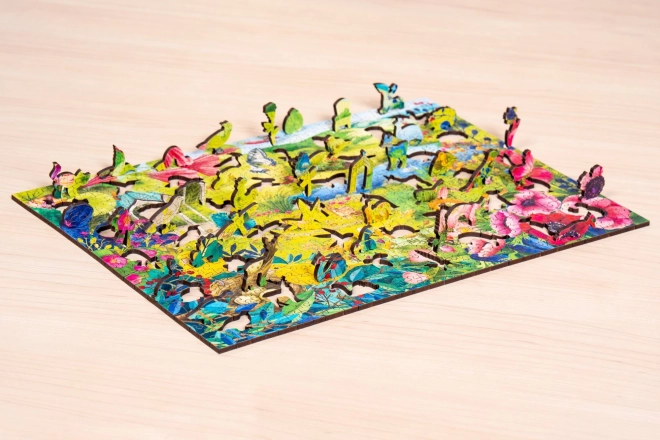 Houten puzzel Wilde tuin 500 stukjes