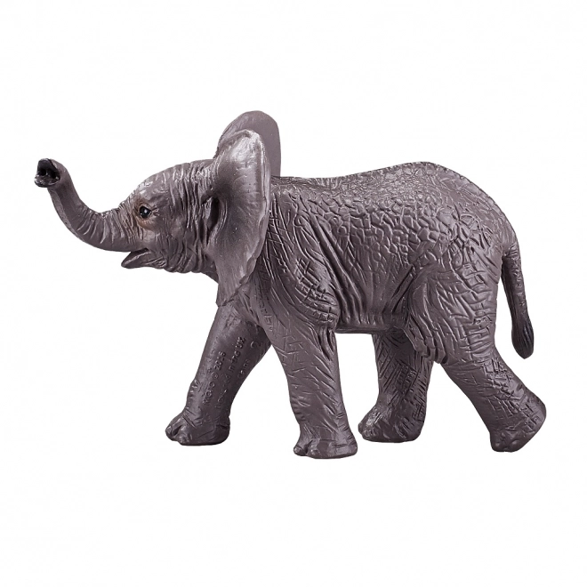 Realistic Elephant Calf Figurine