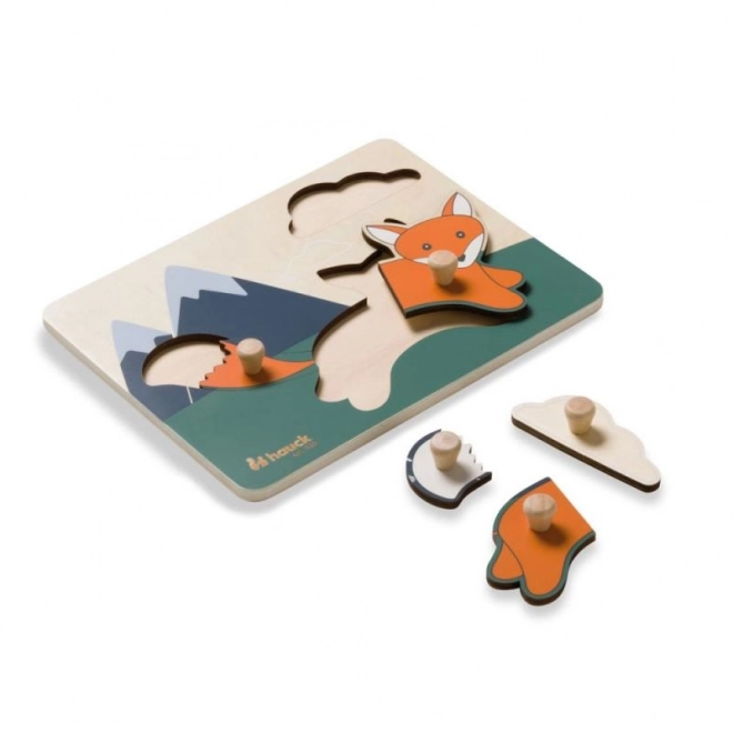 Houten puzzel - Vos