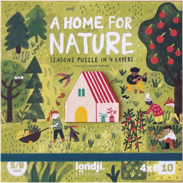 Londji puzzel Thuis van de natuur - 40 stukken
