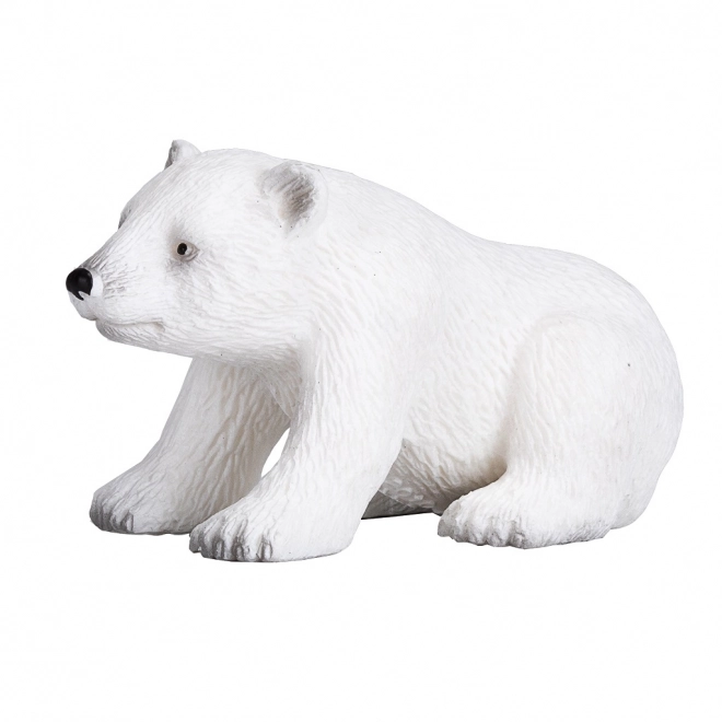 Sitzende Polarbärfigur