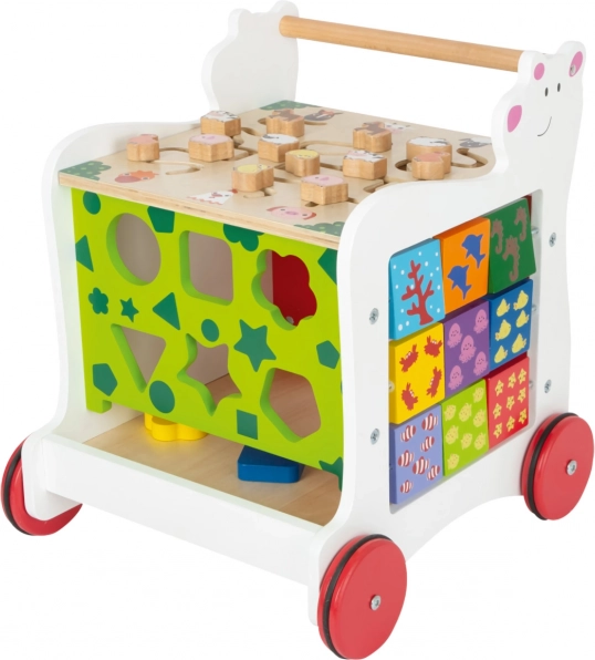 Small Foot houten loopwagen ijsbeer